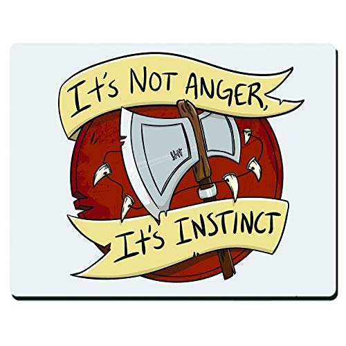 LBS4ALL Tischset aus Hartfaserplatte mit Aufschrift Its Anger not Instinct, Barbarian D&D, 19 x 23 cm LBS4ALL Tischset aus Hartfaserplatte mit Aufschrift Its Anger not Instinct, Barbarian D&D, 19 x 23 cm von LBS4ALL