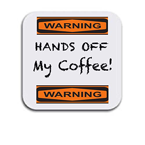 Untersetzer mit der Aufschrift Hands Off My Coffee, Muttertagsgeschenk von LBS4ALL