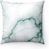 Smaragdgrünes Marmor Quadrat Kissenbezug - Home Decor Akzent Dekokissen von LBVHomeDesigns