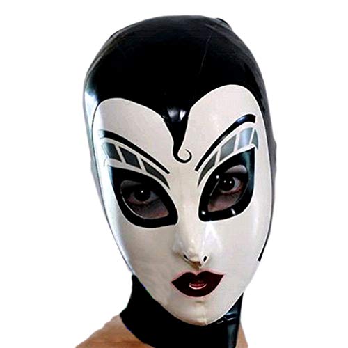 LBYLYH 100% Latex-Maske Gummihaube Fetisch Voll Porno Einschränkung Binding Maske SM Slave Sex-Spielzeug Rollenspiele Rollenspiele Paar Erwachsenen Männern Und Frauen,Schwarz,XL LBYLYH 100% Latex-Maske Gummihaube Fetisch Voll Porno Einschränkung Binding Maske SM Slave Sex-Spielzeug Rollenspiele Rollenspiele Paar Erwachsenen Männern Und Frauen,Schwarz,XL von LBYLYH