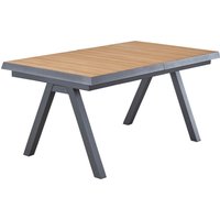 LC Garden Kumaso Ausziehtisch Aluminium/Teakholz mit Synchronauszug von LC Garden