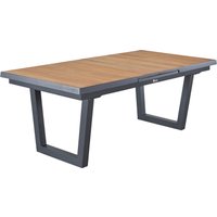 LC Garden Kumaso Ausziehtisch Aluminium/Teakholz mit Synchronauszug von LC Garden