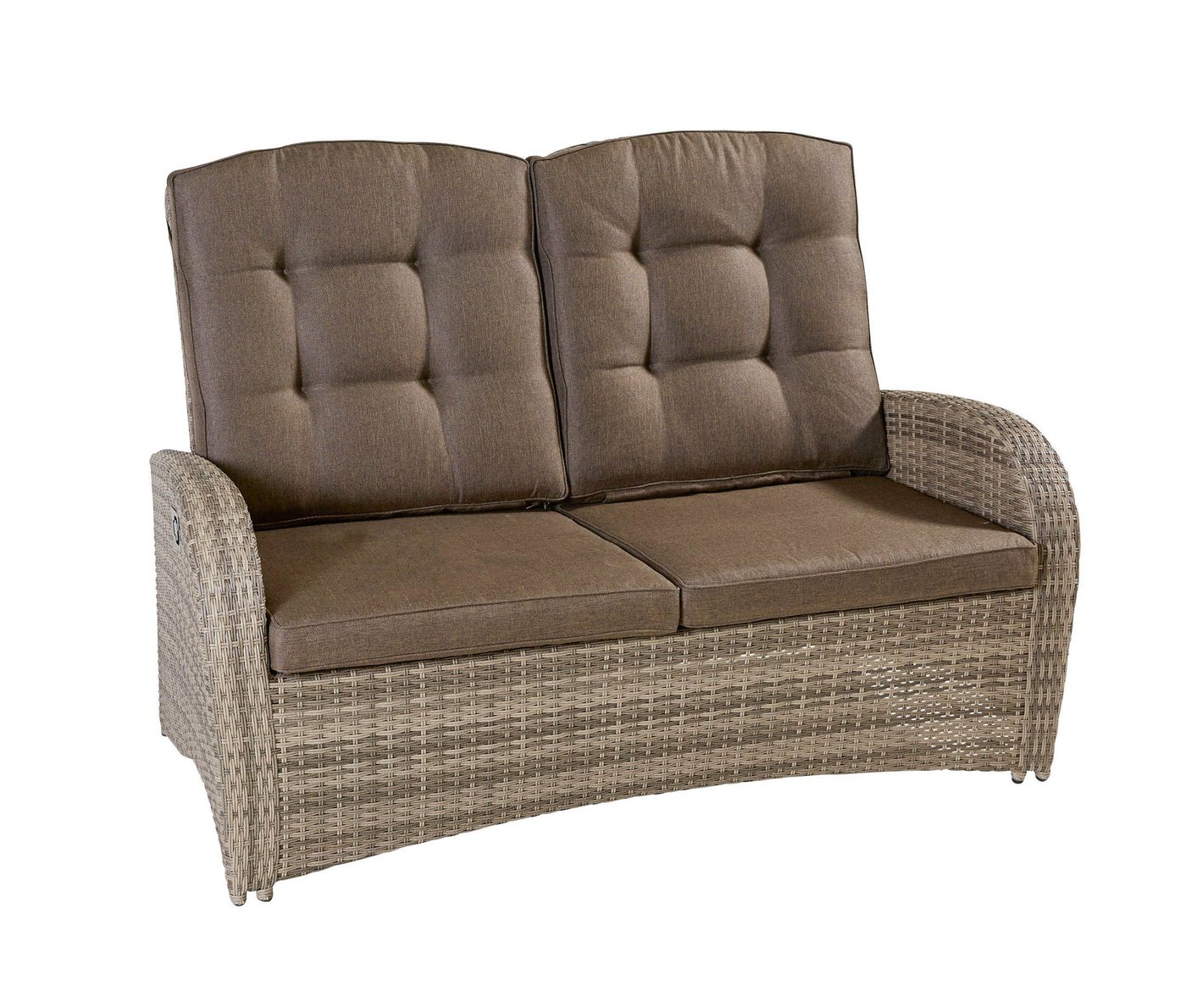 LC Garden Loungesofa LC Garden »Turin« Living 2er Sofa Zweisitzer natur von LC Garden