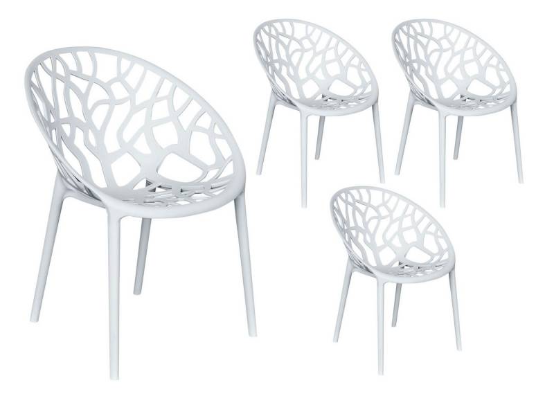 LC Garden Stapelstuhl LC Garden »Vomo« Gartenstuhl Stapelstuhl Kunststoff stapelbar (4 St) von LC Garden