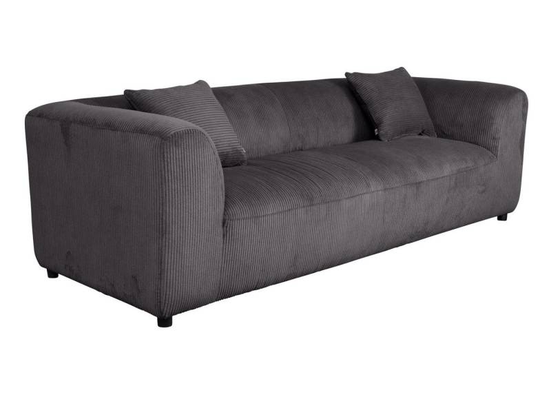 LC Home 3-Sitzer Sofa »Rantum« Cord Beige Loungesofa Wohnzimmercouch + 2 Deko-Kissen von LC Home