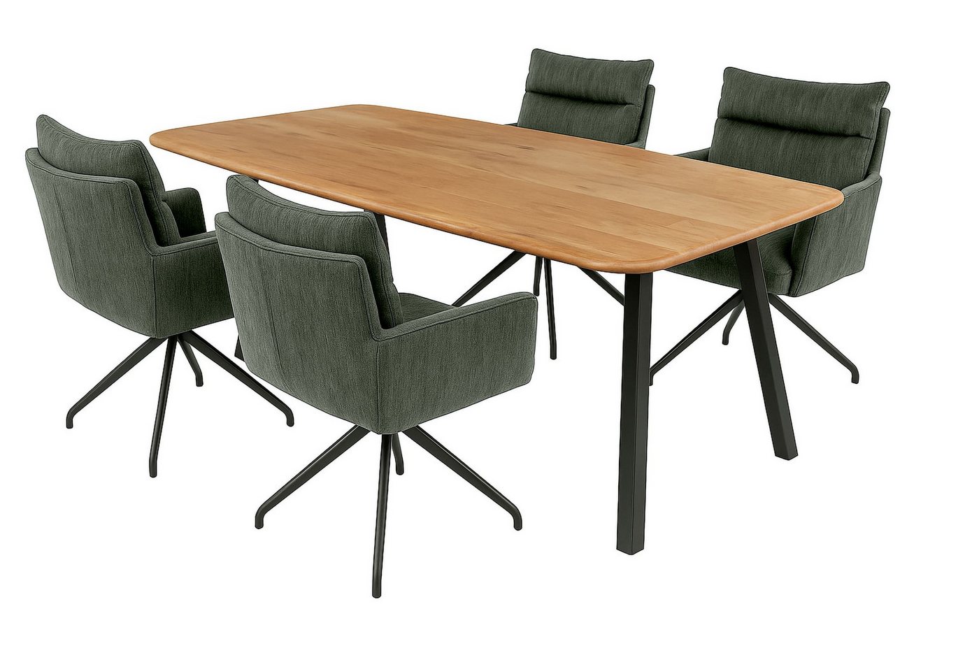 LC Home Essgruppe LC Home Houston 5tlg Esstisch, (5-tlg) von LC Home