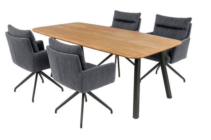 LC Home Essgruppe LC Home Houston 5tlg Esstisch, (5-tlg) von LC Home