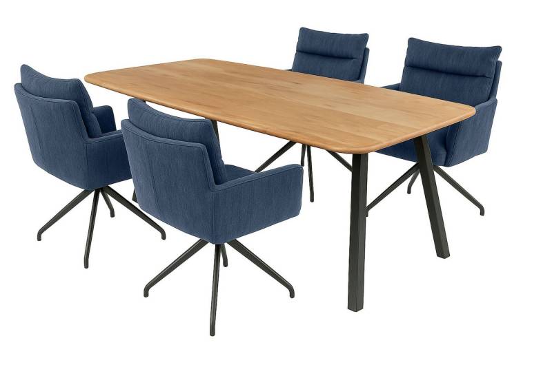 LC Home Essgruppe LC Home Houston 5tlg Esstisch, (5-tlg) von LC Home