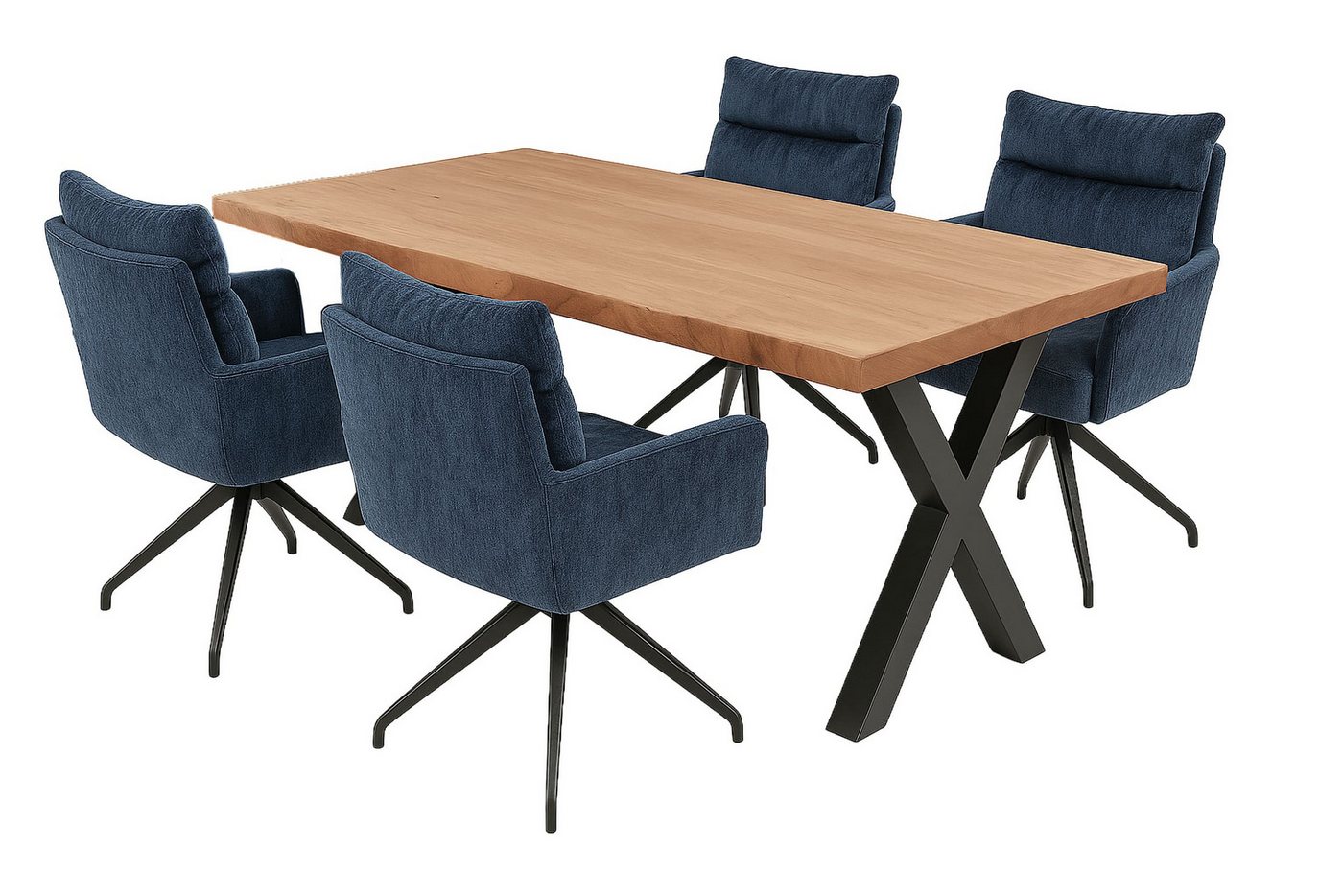 LC Home Essgruppe LC Home Houston 5tlg Esstisch, (5-tlg) von LC Home