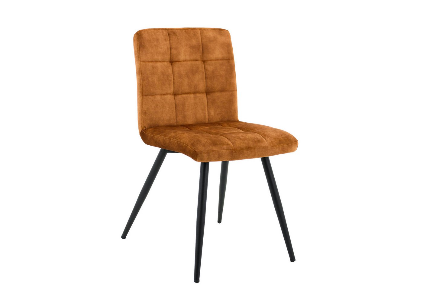 LC Home Esszimmerstuhl LC Home Barnet Esszimmerstuhl Samt Senfgelb 47x58,5x82,5cm von LC Home