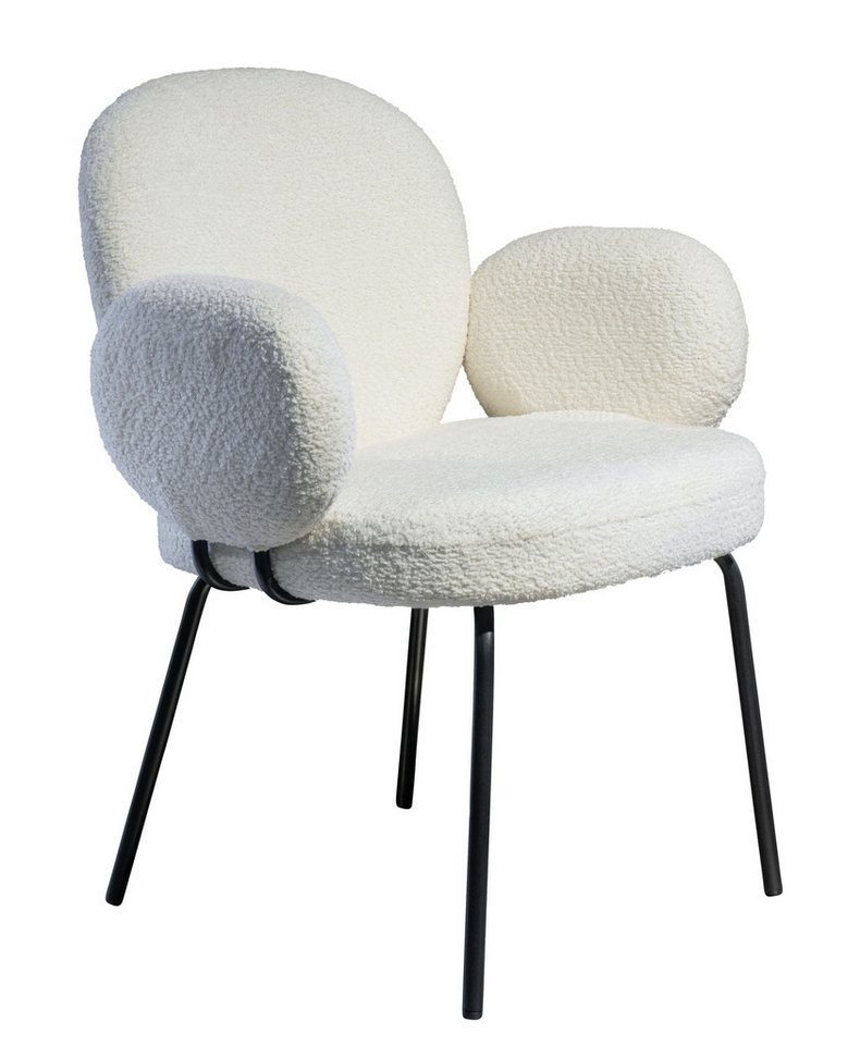 LC Home Esszimmerstuhl LC Home Esszimmerstuhl Lille Teddybezug Armlehnenstuhl von LC Home