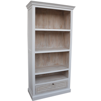 LC Home Hampton Bücherregal aus Mangoholz mit Lamellenfront von LC Home