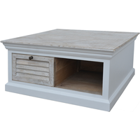 LC Home Hampton Couchtisch aus Mangoholz mit Schublade von LC Home