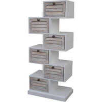LC Home Hampton Schubladenkommode aus Mangoholz mit Lamellenfront von LC Home