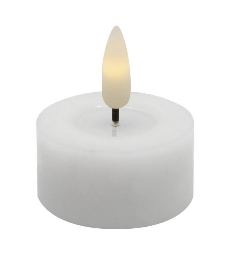 LC Home LED-Kerze 2er Set Candela Lights LED Teelicht Echtwachs fernbedienbar von LC Home