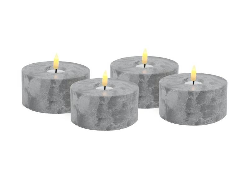 LC Home LED-Kerze Candela Lights LED Beton-Kerzen Set (Set, 4-tlg) von LC Home