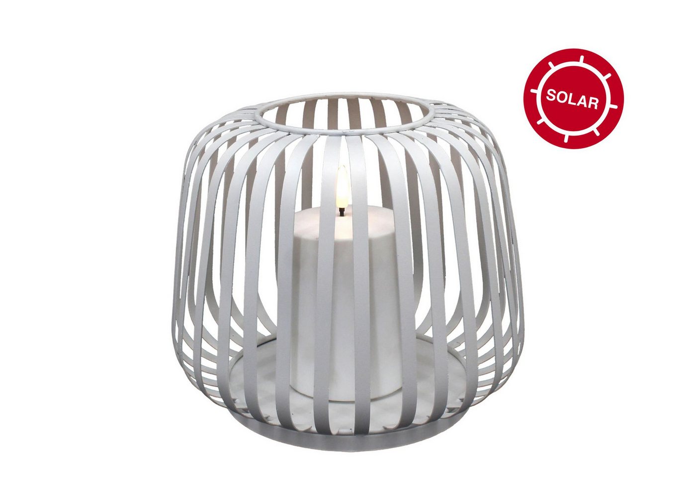 LC Home LED-Kerze Candela Lights Solar Laterne Cottage Metal mit LED Kerze Outdoor LC Home LED-Kerze Candela Lights Solar Laterne Cottage Metal mit LED Kerze Outdoor von LC Home