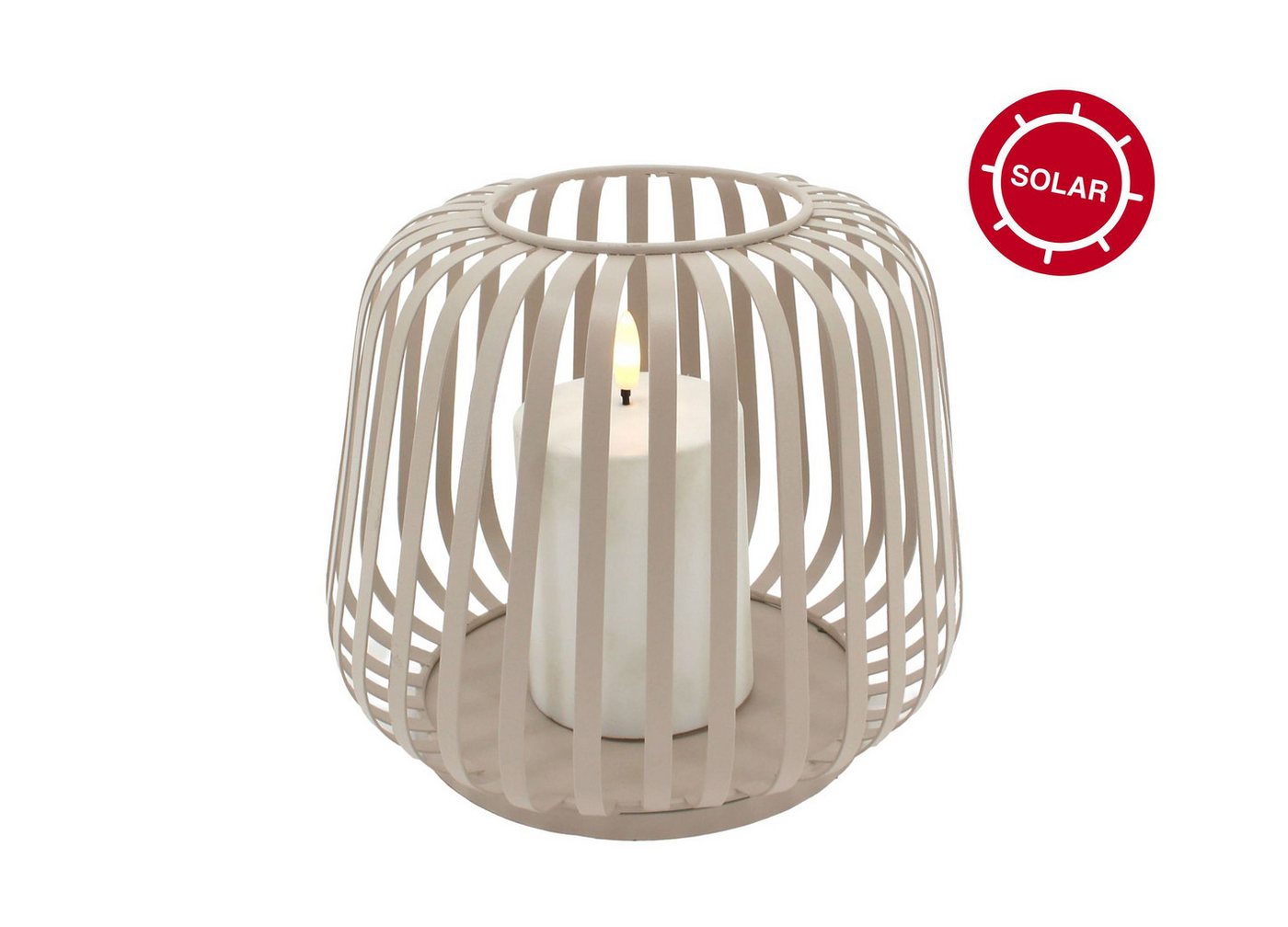 LC Home LED-Kerze Candela Lights Solar Laterne Cottage Metal mit LED Kerze Outdoor LC Home LED-Kerze Candela Lights Solar Laterne Cottage Metal mit LED Kerze Outdoor von LC Home