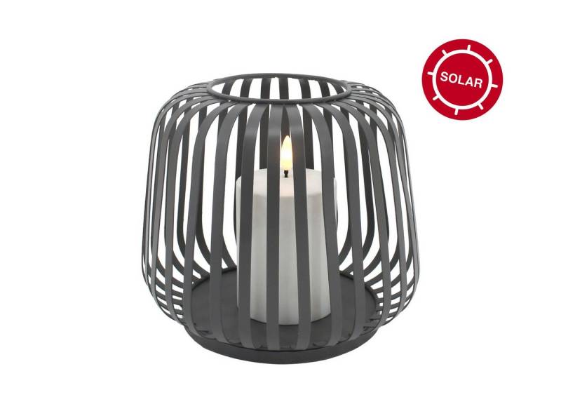 LC Home LED-Kerze Candela Lights Solar Laterne Cottage Metal mit LED Kerze Outdoor von LC Home
