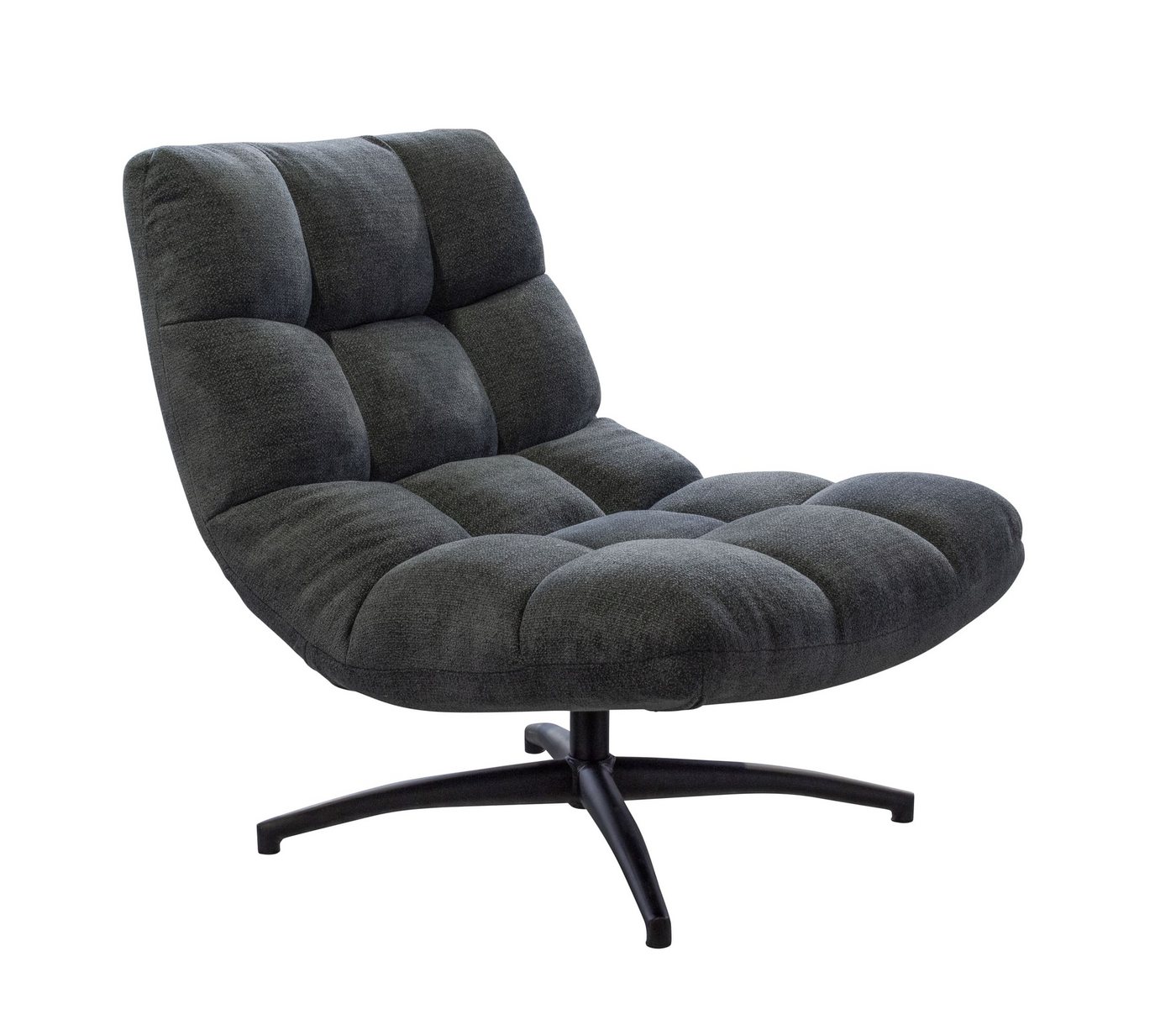 LC Home Sessel LC Home Drehsessel Memphis mit Karosteppung grauer Webstoff LC Home Sessel LC Home Drehsessel Memphis mit Karosteppung grauer Webstoff von LC Home