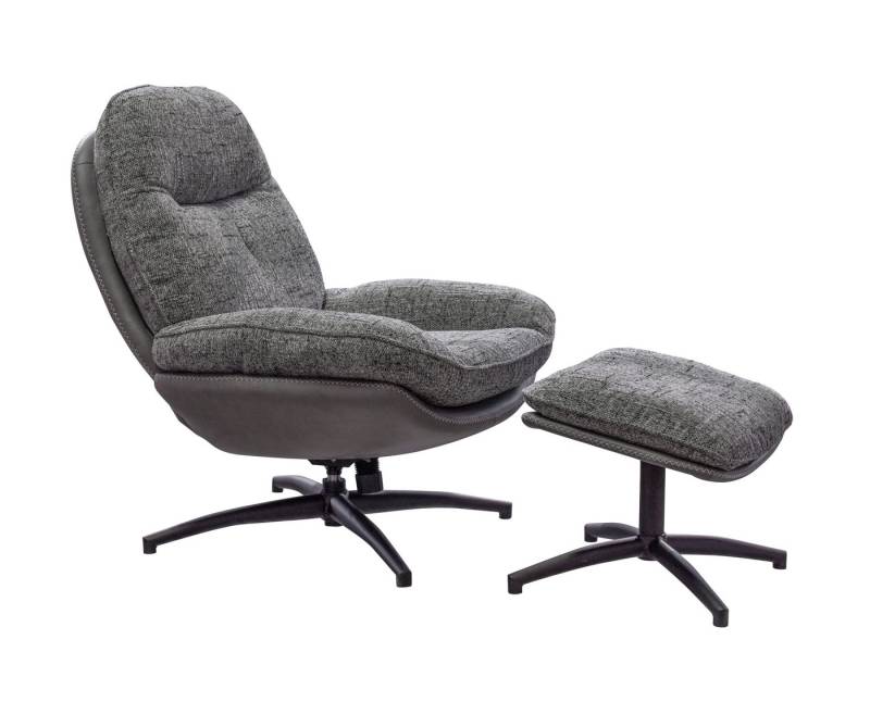 LC Home Sessel LC Home Drehsessel inkl.Hocker Rockdale mit Karosteppung & Webstoff LC Home Sessel LC Home Drehsessel inkl.Hocker Rockdale mit Karosteppung & Webstoff von LC Home