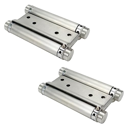 LC LICTOP 10,2 cm schwere Edelstahl-Tür-Schaukel selbstschließend Doppelhubfeder Scharniere 2 Stück LC LICTOP 10,2 cm schwere Edelstahl-Tür-Schaukel selbstschließend Doppelhubfeder Scharniere 2 Stück von LC LICTOP