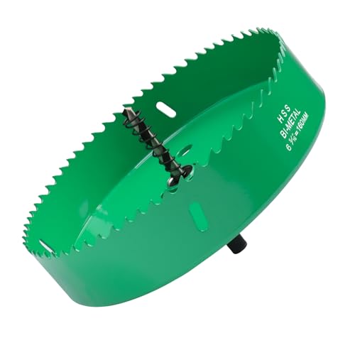 LC LICTOP 16,3 cm Lochsäge, robuster Cornhole Cutter, Bi-Metall HSS Klingenbohrer für Deckenleuchte, Holz, weiches Metallblech, Kunststoffplatte, Trockenbau und Faserplatten, mit positiven LC LICTOP 16,3 cm Lochsäge, robuster Cornhole Cutter, Bi-Metall HSS Klingenbohrer für Deckenleuchte, Holz, weiches Metallblech, Kunststoffplatte, Trockenbau und Faserplatten, mit positiven von LC LICTOP