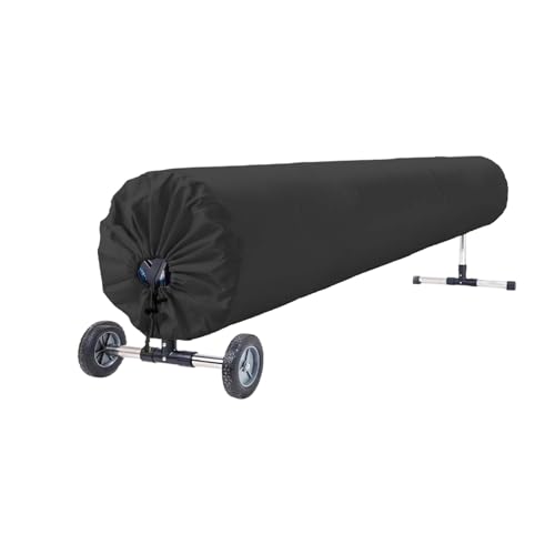 LC LICTOP 4,8 m Solar-Poolabdeckungsrolle für Pools, 420D wasserabweisendes Gewebe, Solardeckenabdeckung für oberirdische und inirdische Pools, Winterschutz-Poolrolle, schwarz LC LICTOP 4,8 m Solar-Poolabdeckungsrolle für Pools, 420D wasserabweisendes Gewebe, Solardeckenabdeckung für oberirdische und inirdische Pools, Winterschutz-Poolrolle, schwarz von LC LICTOP