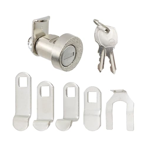 LC LICTOP Briefkastenschloss Ersatz Universal für C9100 & L-1172C, robustes C7120 Nockenschloss mit 3 Schlüsseln & 6 Platten, Nickel-Finish, 90° Drehbedienung, 1 Set LC LICTOP Briefkastenschloss Ersatz Universal für C9100 & L-1172C, robustes C7120 Nockenschloss mit 3 Schlüsseln & 6 Platten, Nickel-Finish, 90° Drehbedienung, 1 Set von LC LICTOP