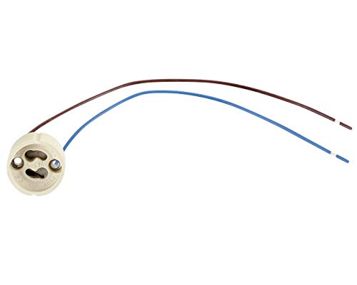GU10 Fassung 230V für IP44 Aluminium Feuchtraum Badezimmer Einbaustrahler Einbauspot mit Klickverschluß, Gummidichtung Spritzwassergeschützt geeignet für MR16/GU10 LED/Halogen 12V GU5.3/230V GU10 GU10 Fassung 230V für IP44 Aluminium Feuchtraum Badezimmer Einbaustrahler Einbauspot mit Klickverschluß, Gummidichtung Spritzwassergeschützt geeignet für MR16/GU10 LED/Halogen 12V GU5.3/230V GU10 von LC-Light