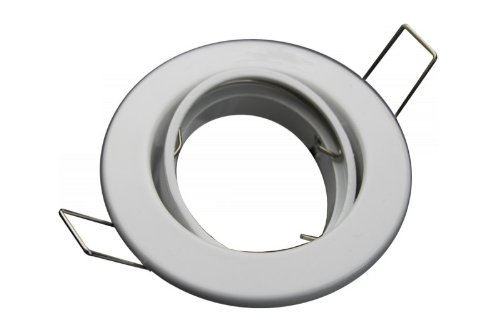 Metall Einbaustrahler weiß Rund mit GU10 Fassung ideal für LED Metall Einbaustrahler weiß Rund mit GU10 Fassung ideal für LED von LC-Light