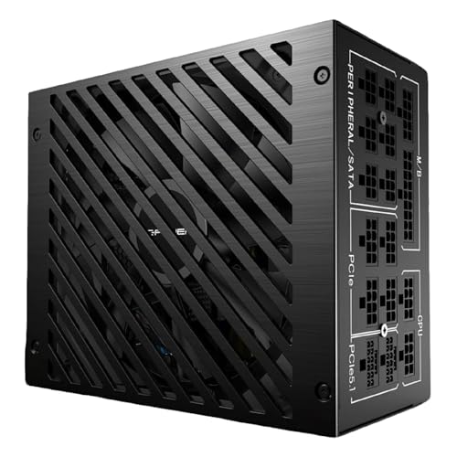 LC-POWER Platinum Pro LC1000P2-V3.1 1000 Watt PC Netzteil ATX 3.1 mit 80 Plus Platinum, 12VHPWR, Geräuscharmem 135mm Lüfter, 10 Jahre Garantie von LC-POWER