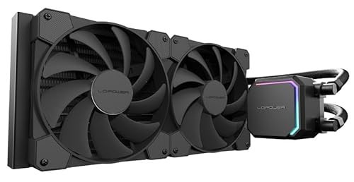 LC-Power WAK LC-CC-280-B JetFlow CPU-Kühler, Kompatibel mit Intel 1150/1151/1155/1156/1700 von LC-POWER