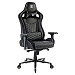 LC-POWER Gaming Stuhl LC-CC-801BW Kunstleder Schwarz von LC-Power