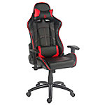 LC-POWER Gaming Stuhl LC-GC-1 Kunstleder Schwarz, Rot von LC-Power