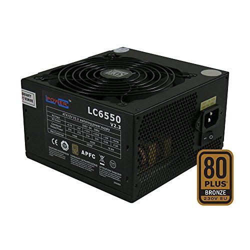 LC Power LC6550 Netzteil 550W V1.3 schwarz von LC-POWER