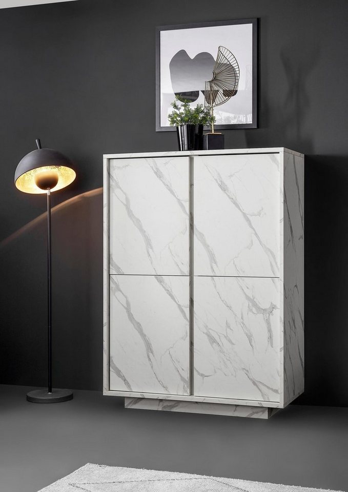 INOSIGN Highboard Carrara, grifflos INOSIGN Highboard Carrara, grifflos von INOSIGN