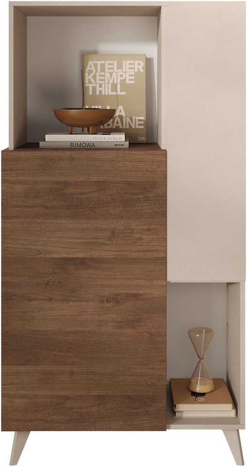 INOSIGN Highboard Monaco Höhe 154 cm, Kommode mit 2 Türen, Sideboard, Schrank, Soft/Self Closing von INOSIGN