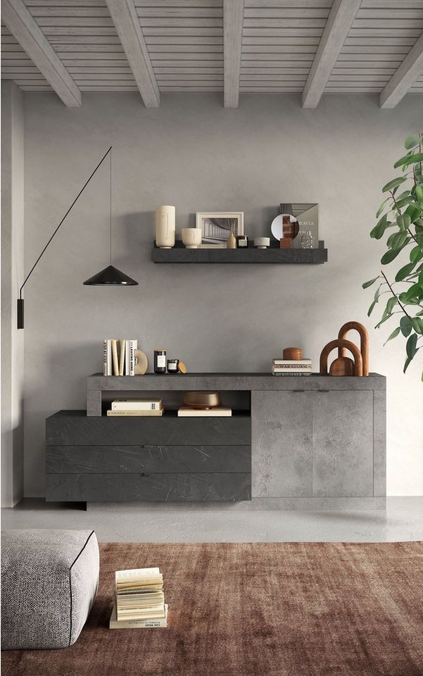 INOSIGN Sideboard Freedom, Breite 199 cm mit 2 Türen und 3 Schubkästen (in verschiedenen Farben) von INOSIGN