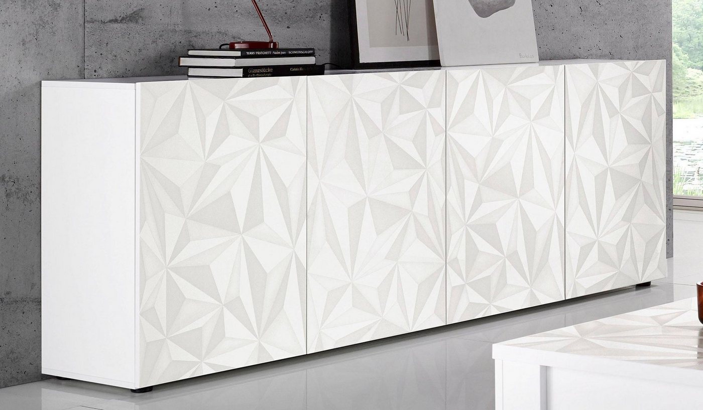 INOSIGN Sideboard Prisma, Breite 241 cm, 4-türig von INOSIGN