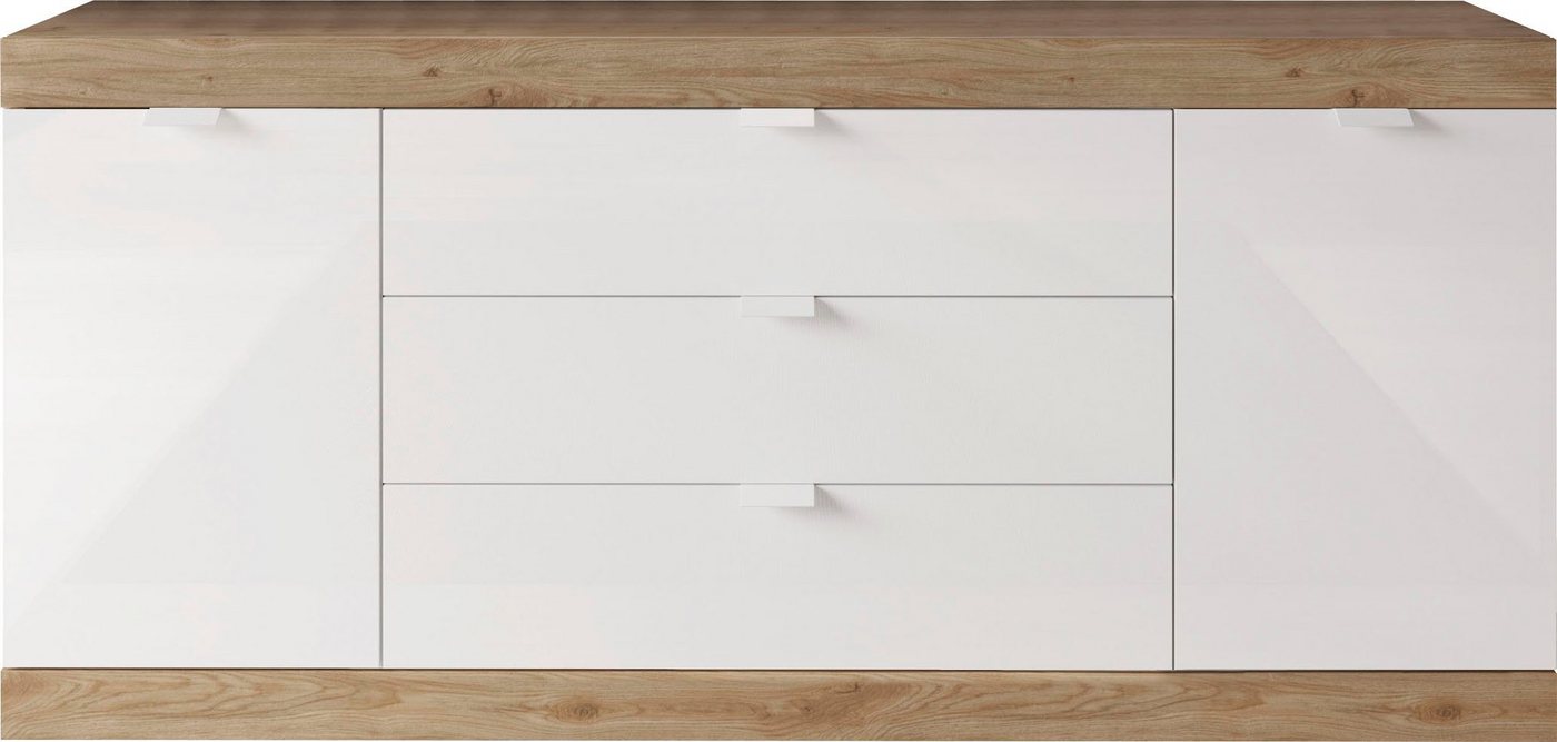 INOSIGN Sideboard Slim, Breite 181 cm, weiß Hochglanz Lack von INOSIGN