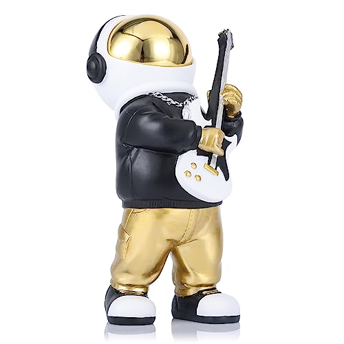 Astronaut Decor Kreative Astronauten Figur Kunst Kind Geschenke Gold Astronaut Statue für Weltraum Raumdekor und Männer Schlafzimmer Space Decor ein Geschenk für Liebhaber der Hip-Hop-Kultur von LCCCK