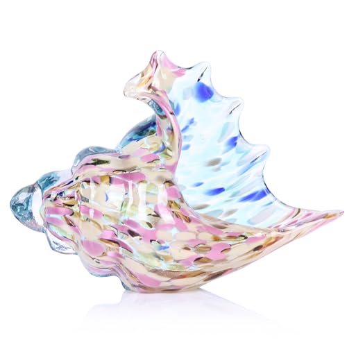 Mundgeblasene Glasmuschel-Skulptur, Meeresglas-Kunstfiguren, geblasenes Glasdekor zum Dekorieren, rosa Muschelschale, dekorative Statuen, Muschelküstendekoration für Regal, Haus, Zimmer, Mundgeblasene Glasmuschel-Skulptur, Meeresglas-Kunstfiguren, geblasenes Glasdekor zum Dekorieren, rosa Muschelschale, dekorative Statuen, Muschelküstendekoration für Regal, Haus, Zimmer, von LCCCK