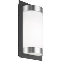 LCD Außenleuchten 061 LED Wandleuchte Edelstahl/graphit, ohne Bewegungsmelder von LCD Außenleuchten