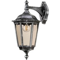 LCD Außenleuchten 1111 Wandleuchte schwarz / Silber von LCD Außenleuchten