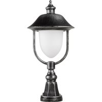 LCD Außenleuchten 1156/1157 Sockelleuchte schwarz/Silber von LCD Außenleuchten