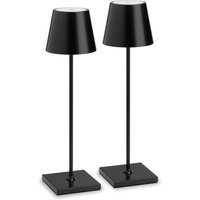 LCD Außenleuchten 2er Set 5097/5098/5099 LED Akkuleuchte schwarz von LCD Außenleuchten