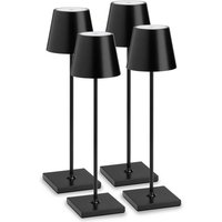 LCD Außenleuchten 4er Set 5097/5098/5099 LED Akkuleuchte schwarz von LCD Außenleuchten