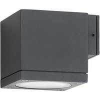Neuwertig] LCD Außenwandleuchte Wandlampe Außenleuchte Gu10 Schwarz Aluminium Glas Ip65 B-Ware von LCD