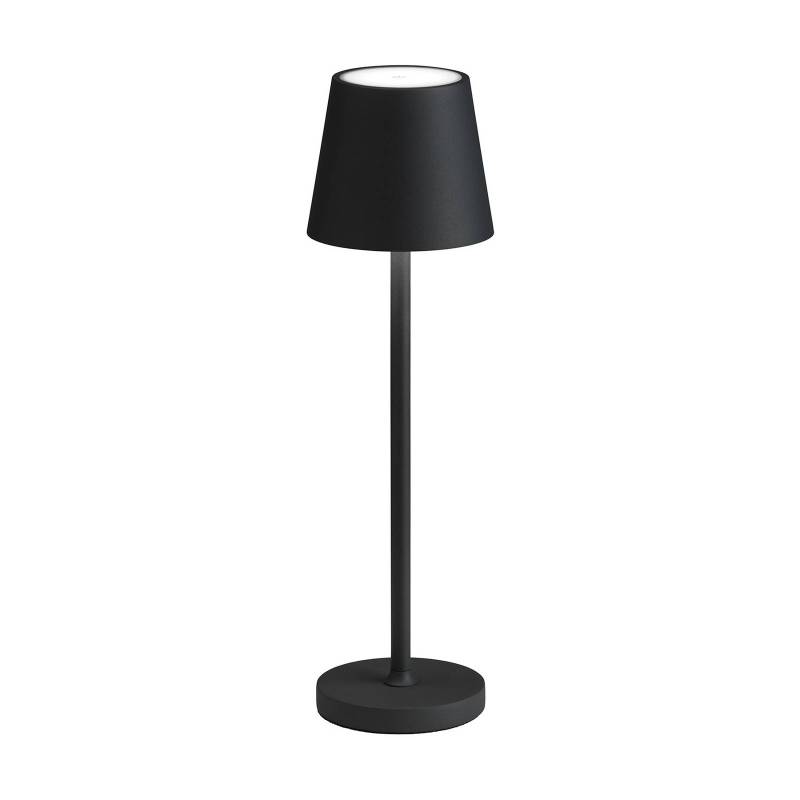LED-Tischleuchte 5097, Akku IP54 dimmbar schwarz von LCD
